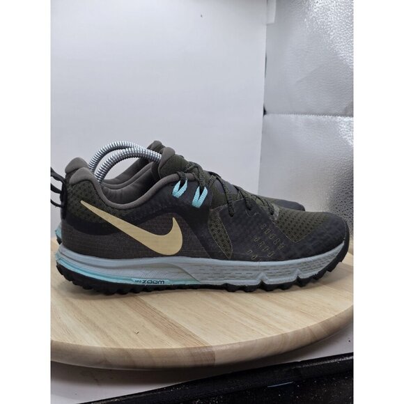 NIKE AIR ZOOM WILDHORSE Womens Running Shoes Sneekers 9.5 Army Green AQ2222-200 - Picture 3 of 8